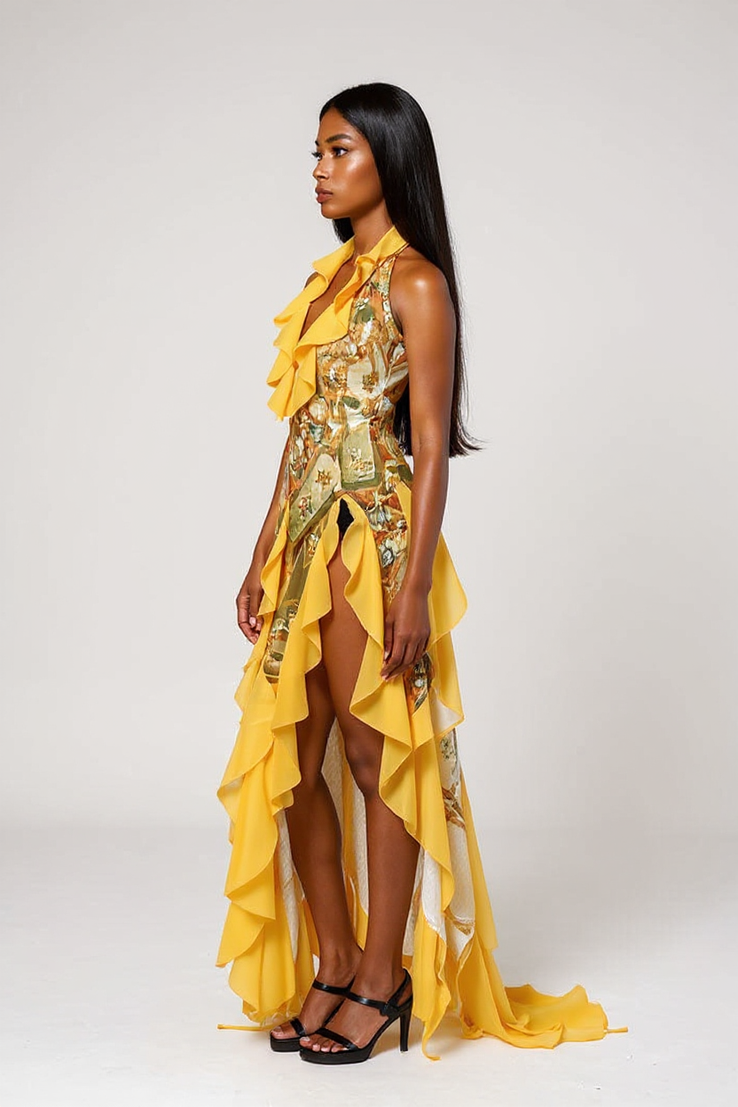 Isla Ruffle Maxi