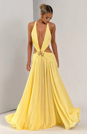 Robe longue Indianna - Citron